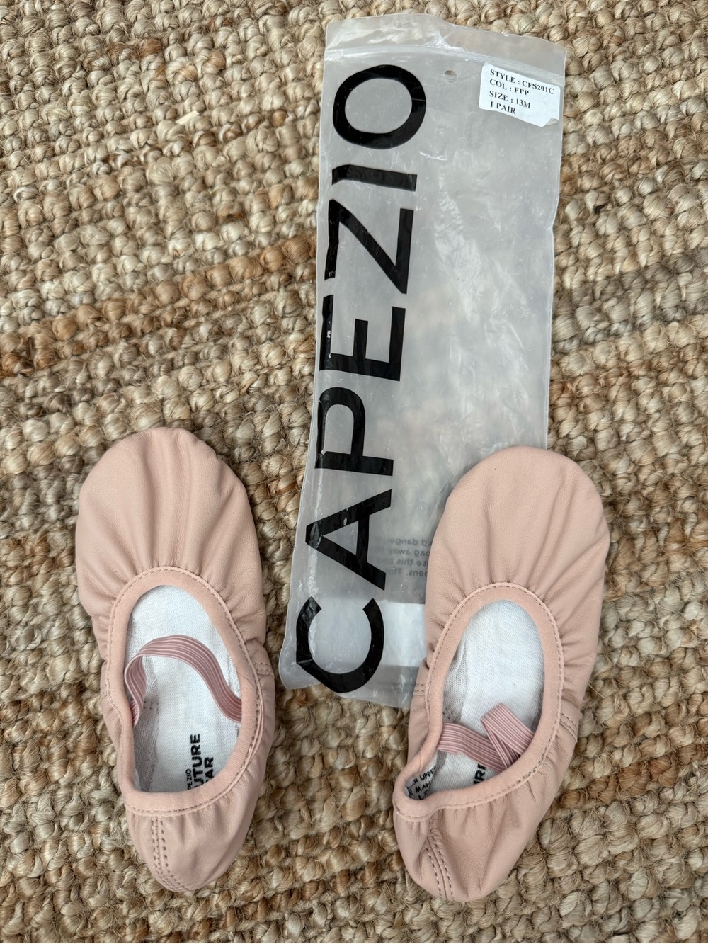 Capezio Kids Ballet Flats in Blush